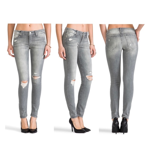 MOTHER Denim - Mother The Looker Holy Smokes Gray Wash